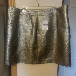 Metallic Gold Skirt